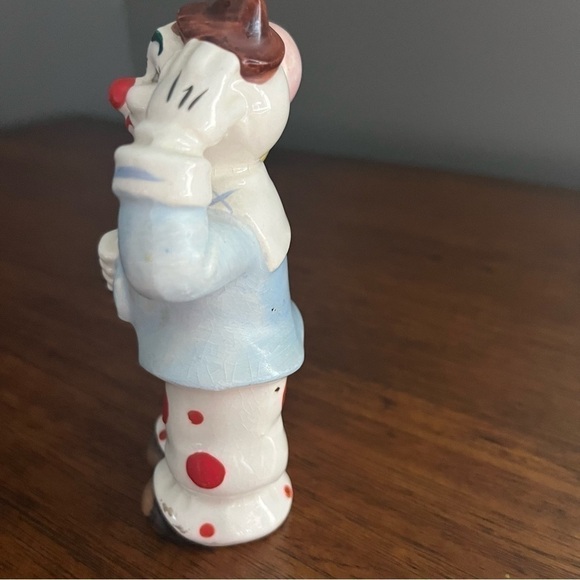 Vintage Porcelain Clown with Smiling Anamorphic Balloons - Marked Japan - Picture 3 of 9